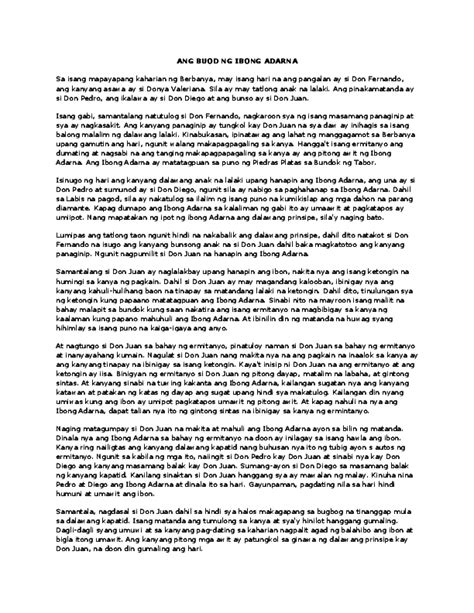 maikling buod ng ibong adarna|Ibong Adarna Buod (300 Words) – Maikli .